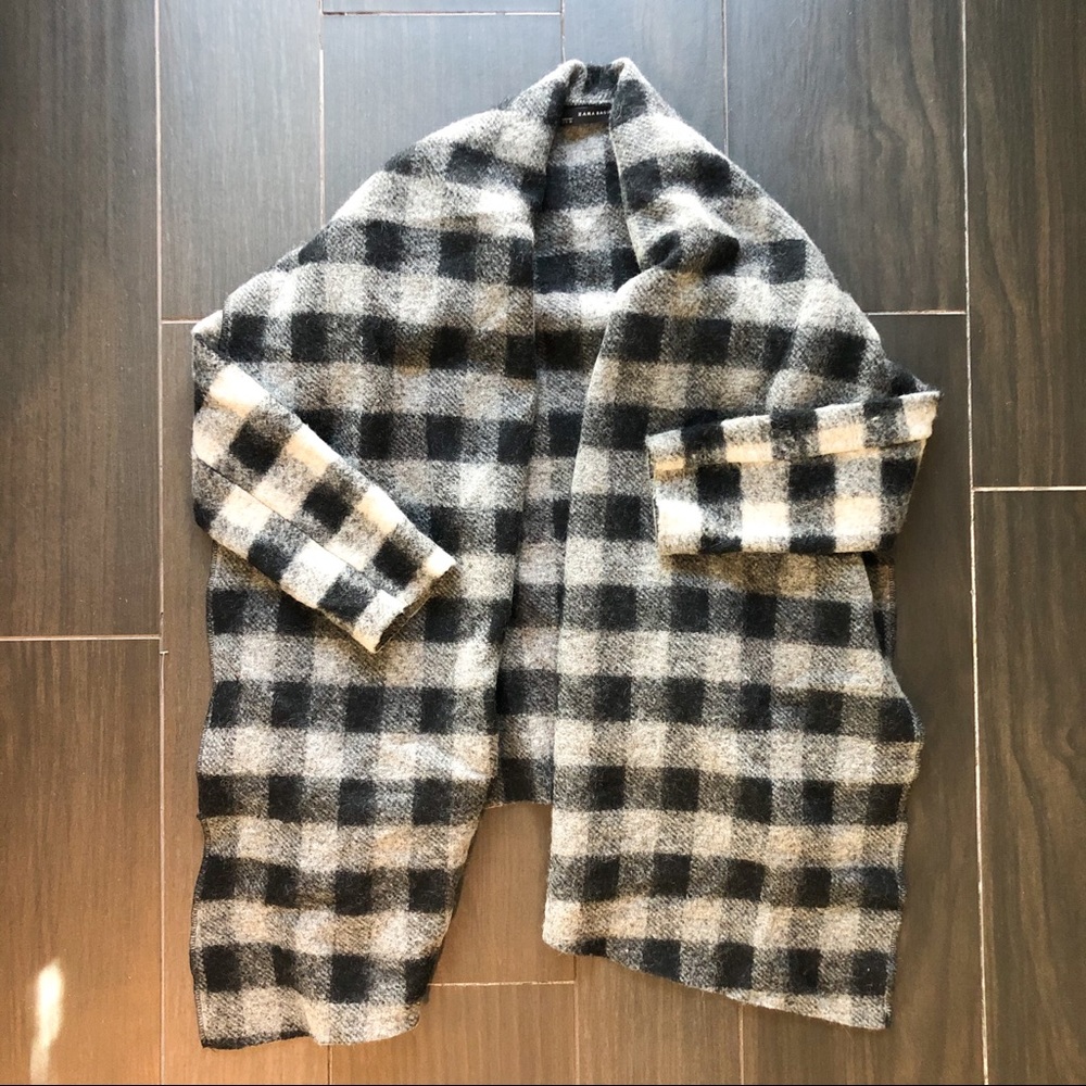 Zara | Plaid Coat/duster